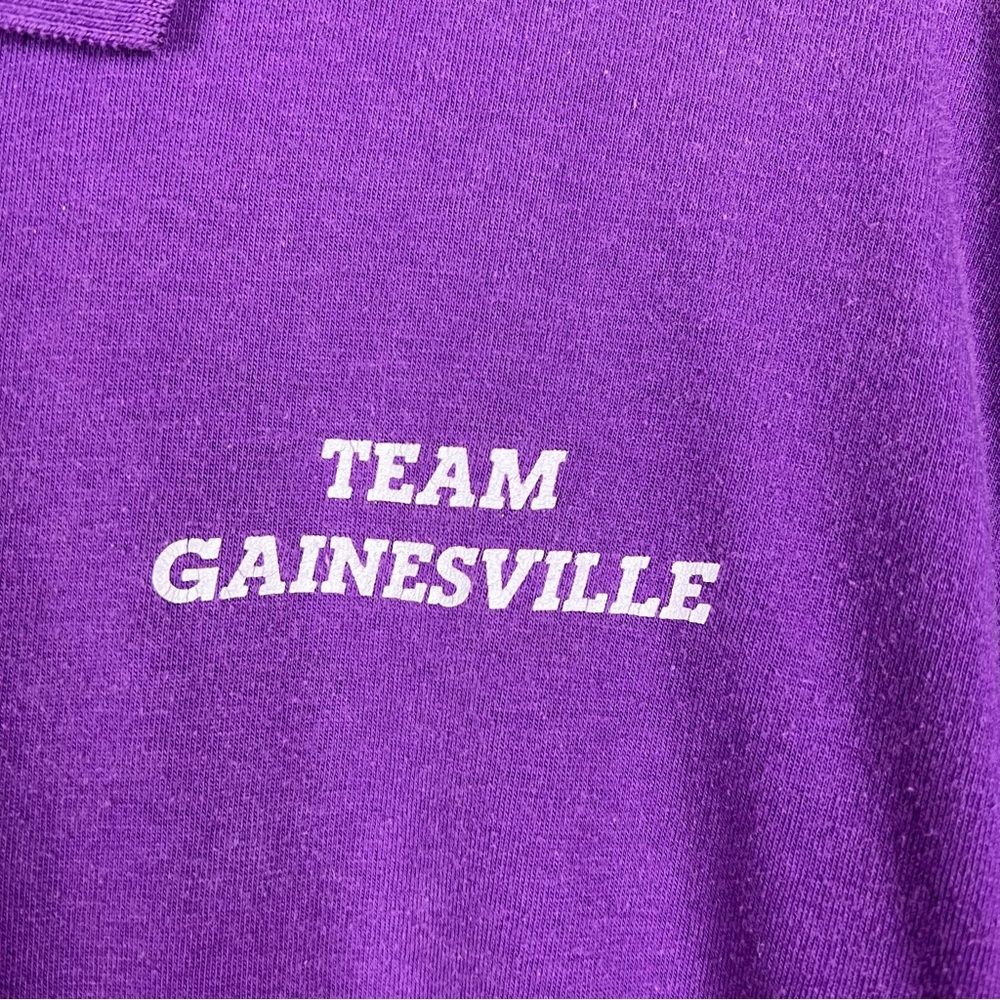 Vintage RARE 1990s Gainesville Raceway Drag Racing Polo Shirt XL - Picture 4 of 5